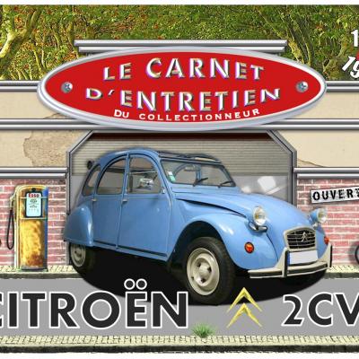 carnet d'entretien Citoen 2CV
