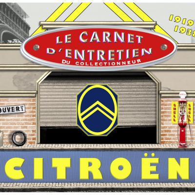 Carnet d'entretien citroen C4 Rosalie avant guerre
