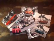 Cartes postales voitures anciennes deco garage vintage