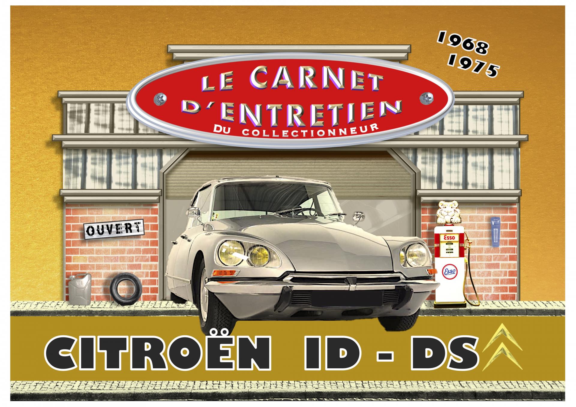 carnet d'entretien Citroën DS ID 1968 - 1975